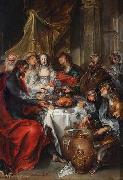 Simon de Vos The Wedding at Cana. painting